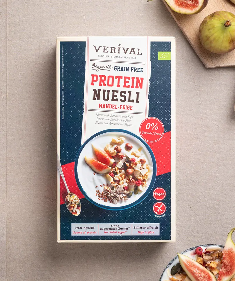 Organic Almond-Fig Grain Free Protein Nuesli