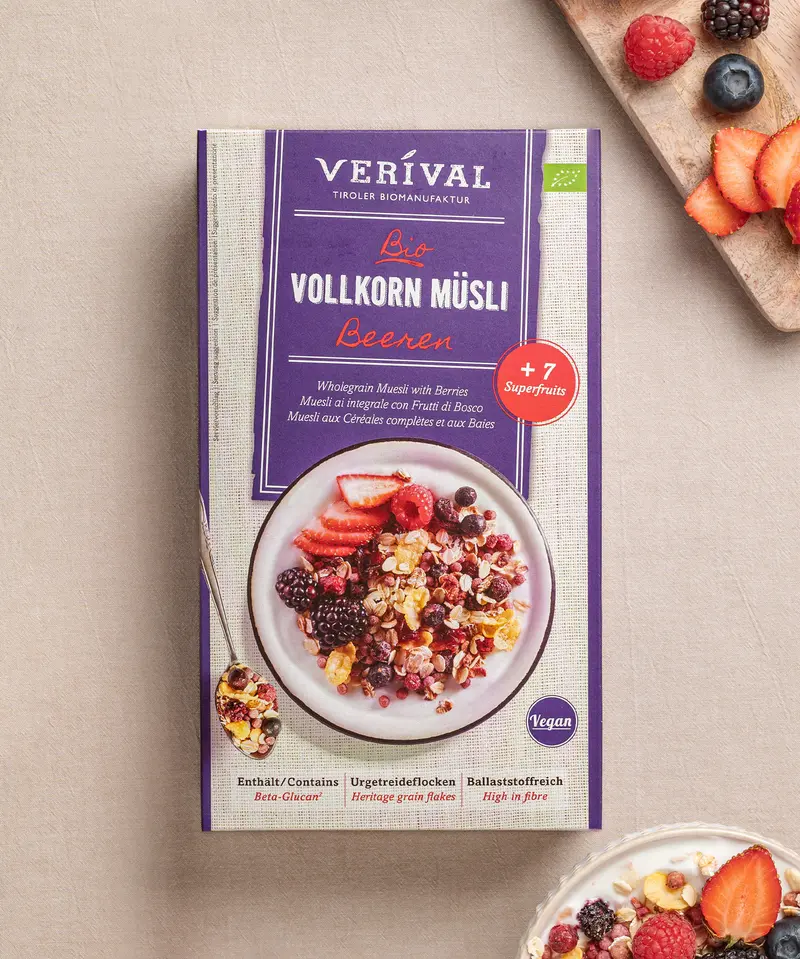 Organic Berry Wholegrain Muesli