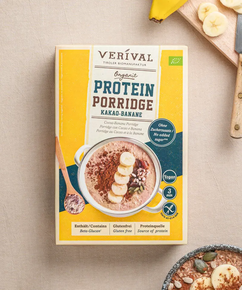 Organic Cocoa-Banana Protein Porridge
