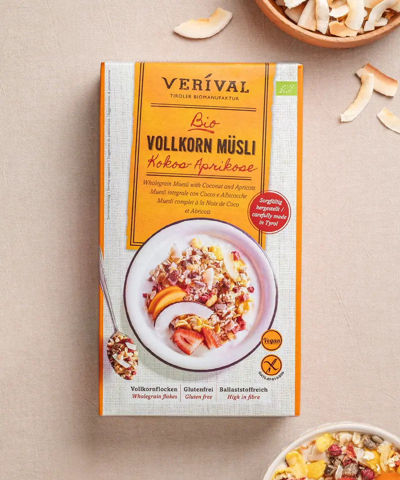 Organic Coconut-Apricot Wholegrain Muesli