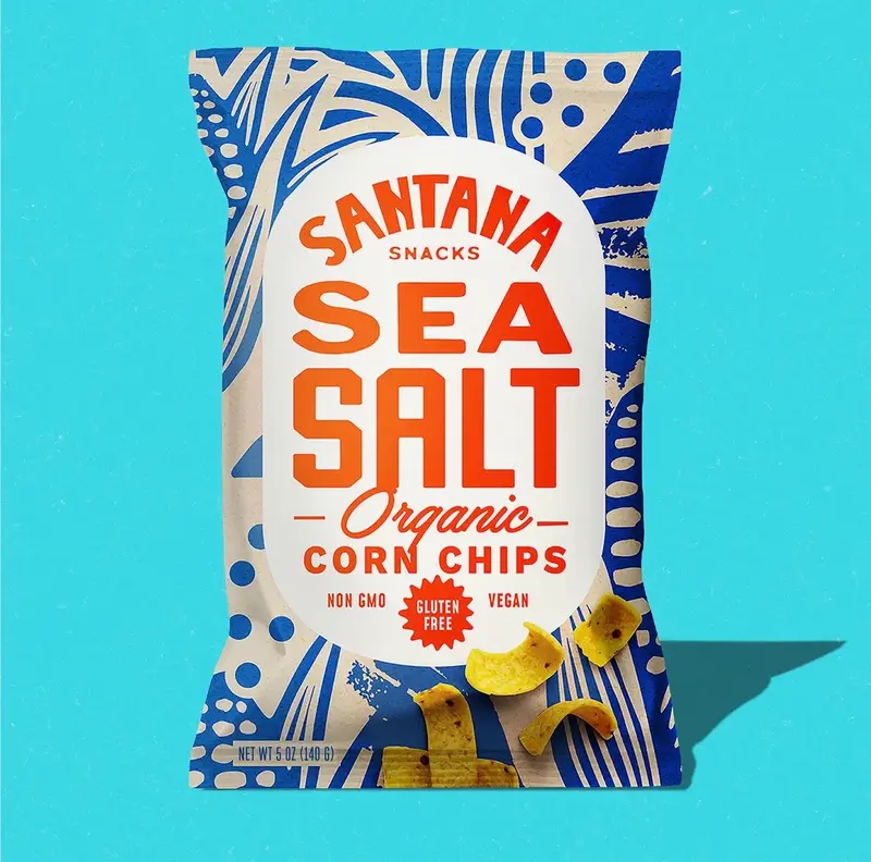 Organic corn chips