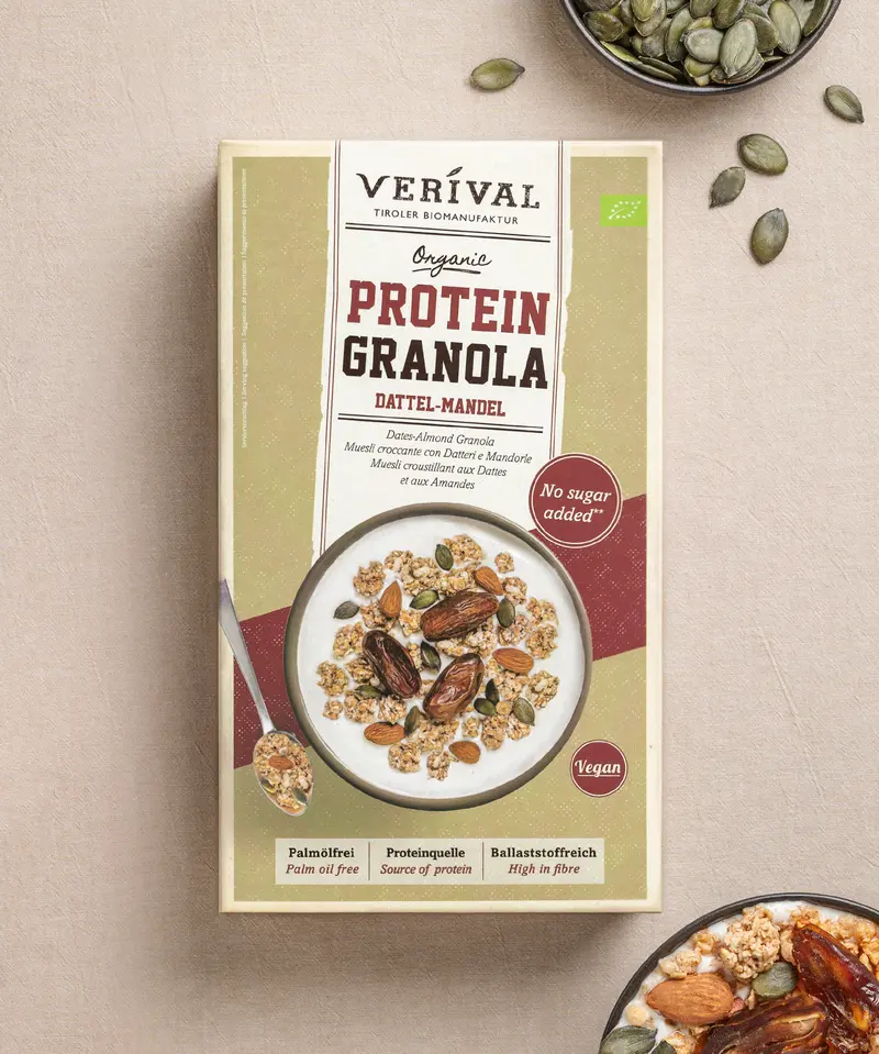 Organic Date-Almond Protein Granola