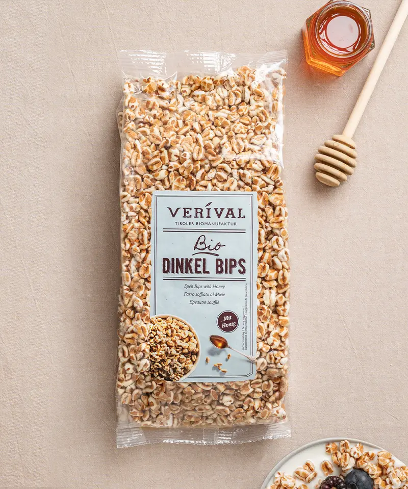 Organic Spelt bips with honey