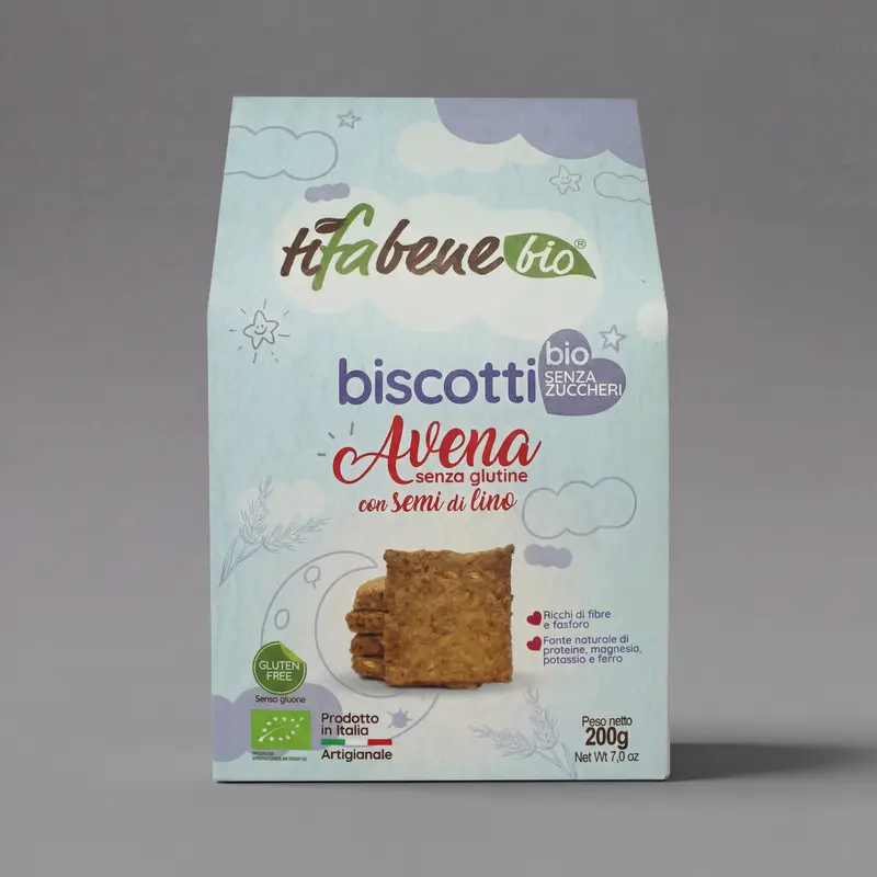 Organic Sugar-Free Cookies – Oats & Flax Seeds