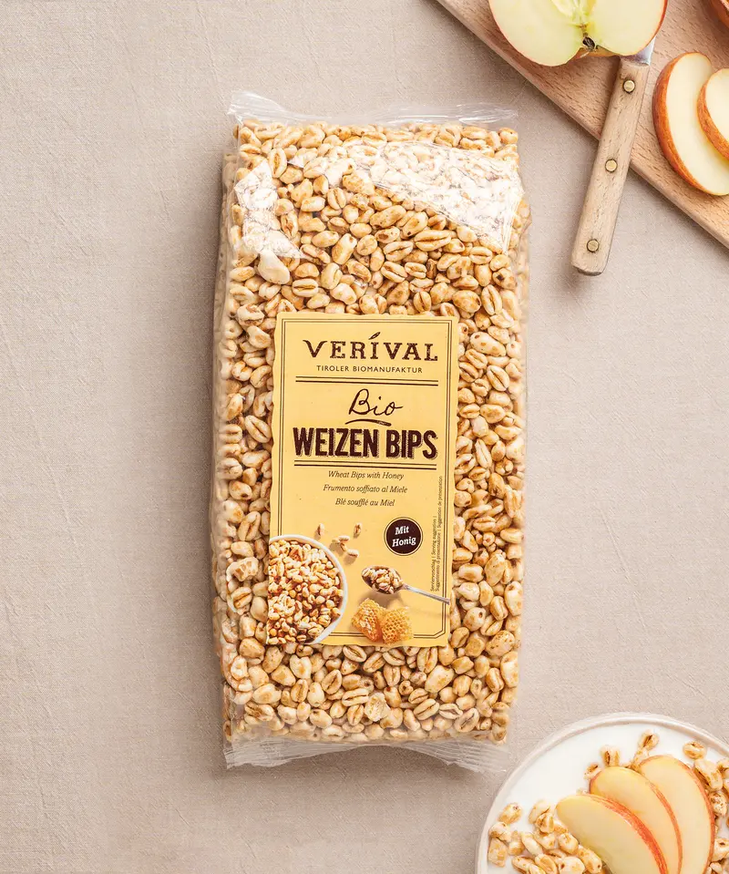 Organic Wheat bips with honey
