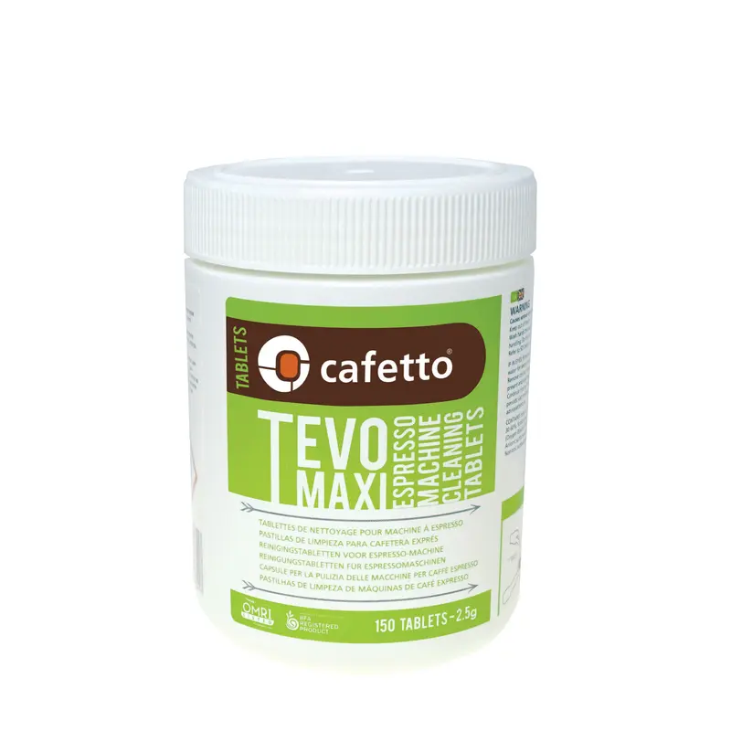 Organiska rengöringsstabletter TEVO Maxi 150st – Cafetto