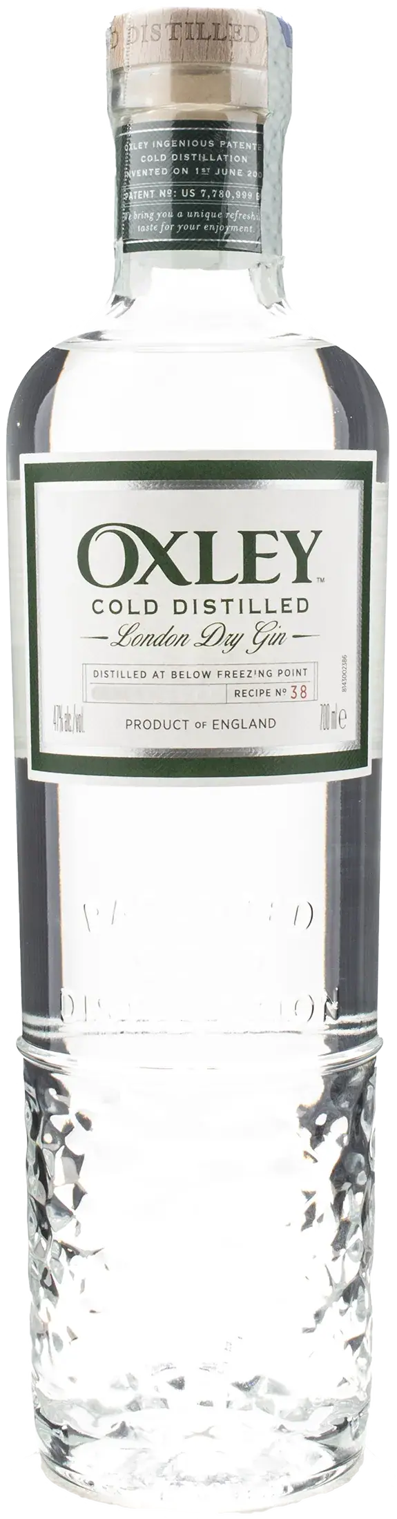 Oxley Cold Distilled London Dry Gin 0.7L
