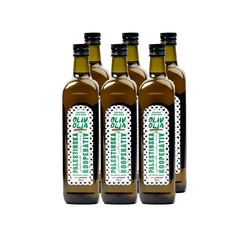 Palestinsk Olivolja Ekologisk Virgin 75 cl - 6 flaskor
