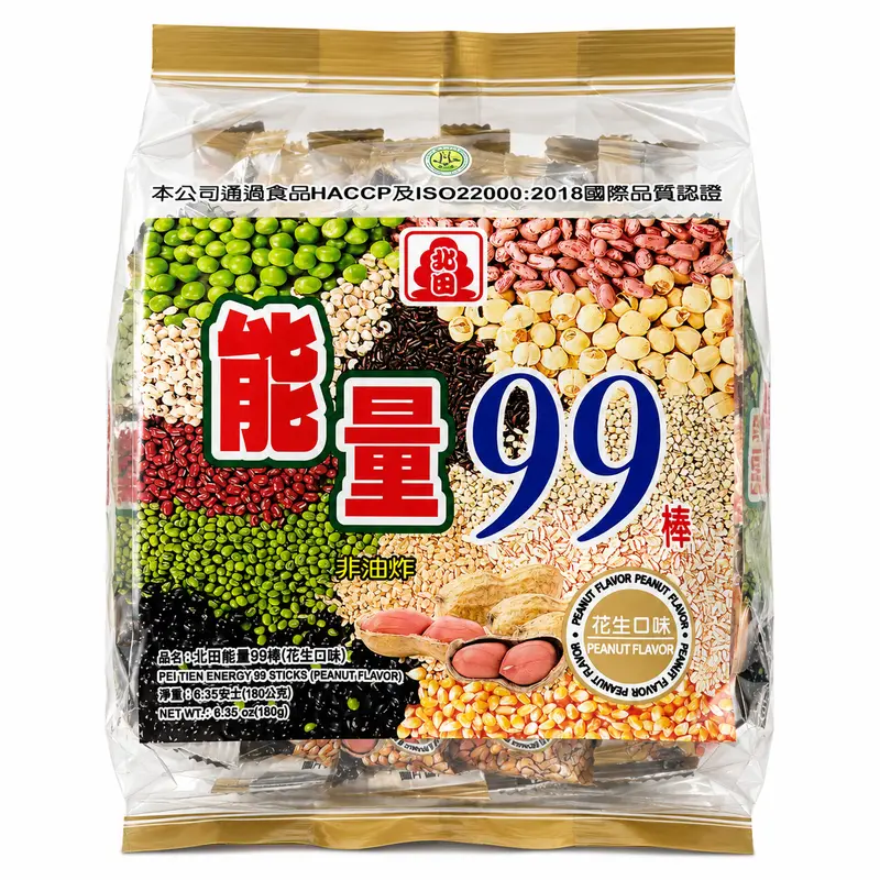 Pei Tien Energy 99 Riskakor med Jordnötsfyllning 180g