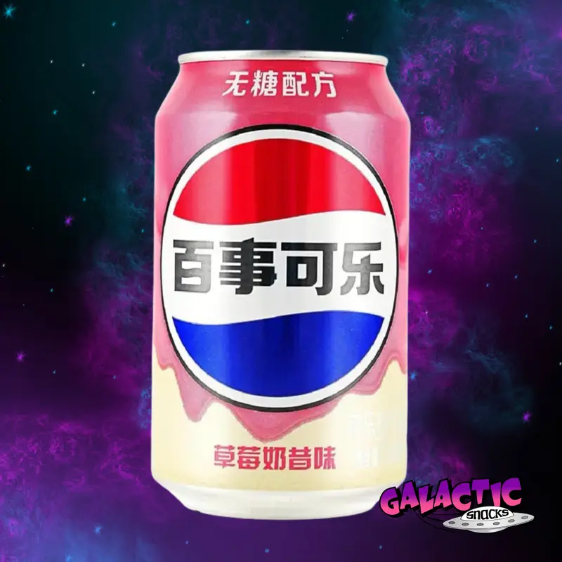 Pepsi Zero - Strawberry Milkshake - 330ml (China)
