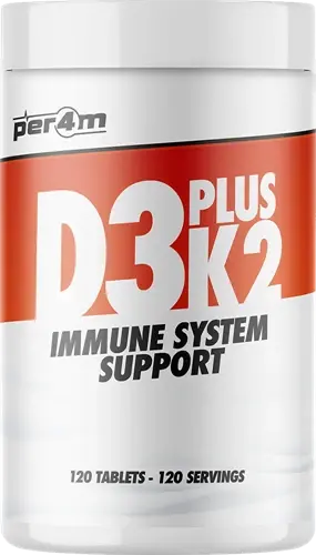 PER4M D3 Plus K2 - 120 Tablets