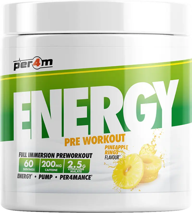 PER4M Energy Pre-workout - 390 g Pineapple Rings