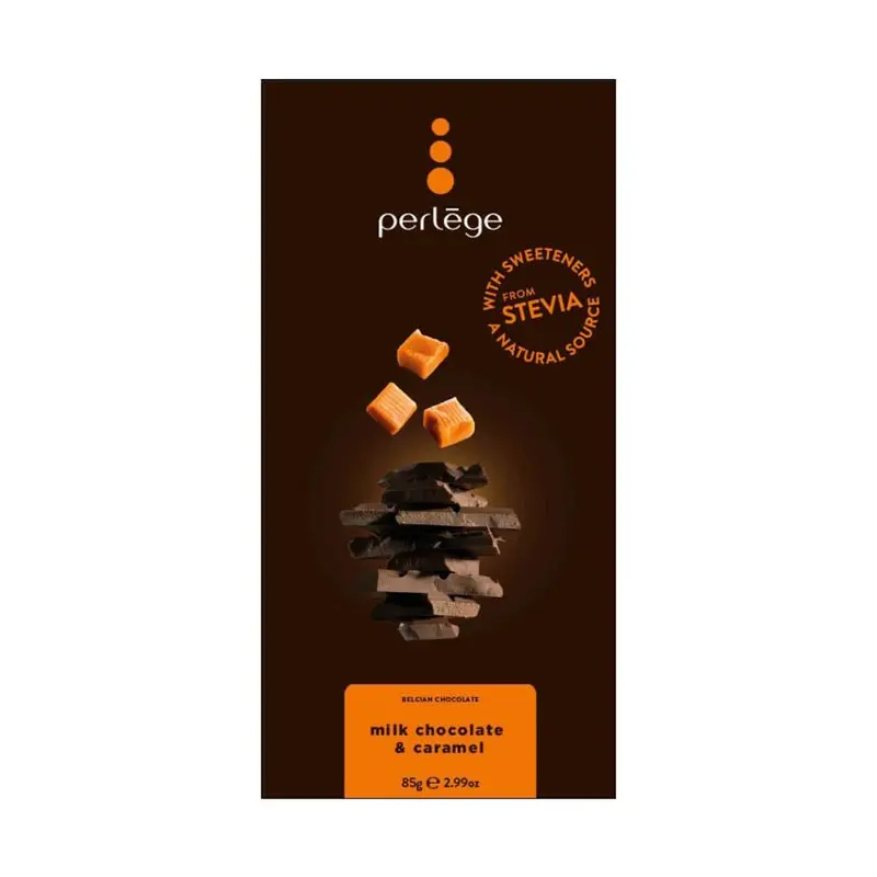 Perlege Mjölkchoklad Med Karamell 85g
