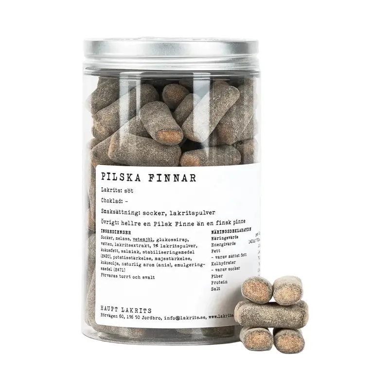 Pilska finnar 300g Hupt Lakrids