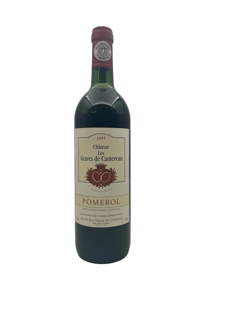 Pomerol Château Les Graves de Cantereau 1991