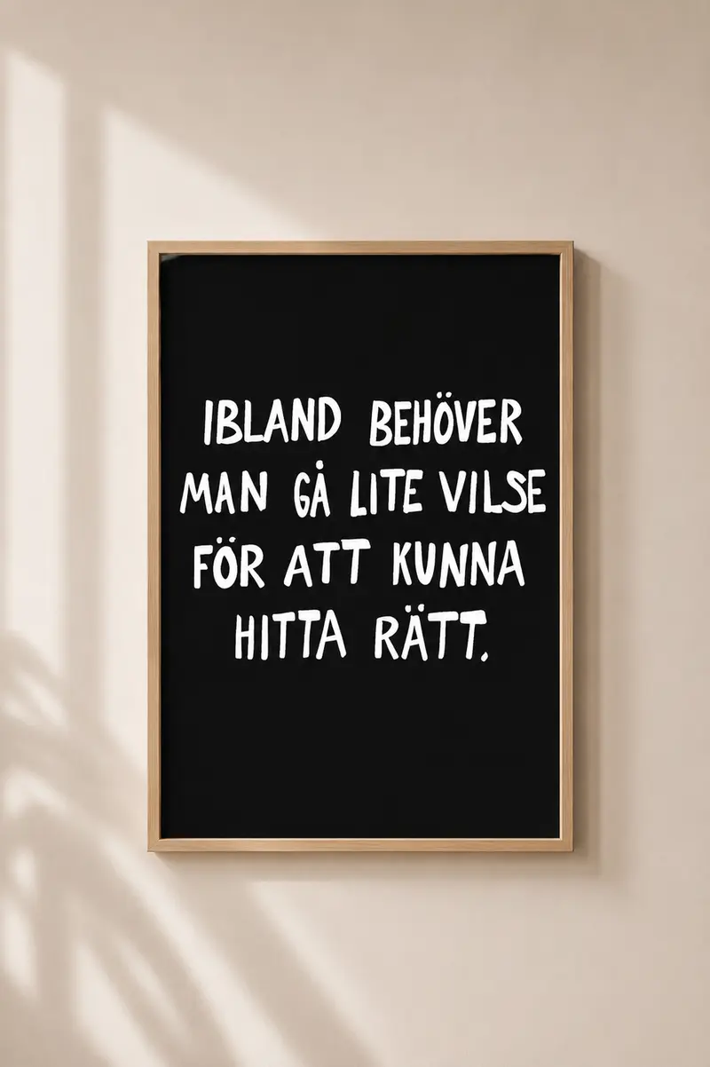 Poster | Gå vilse