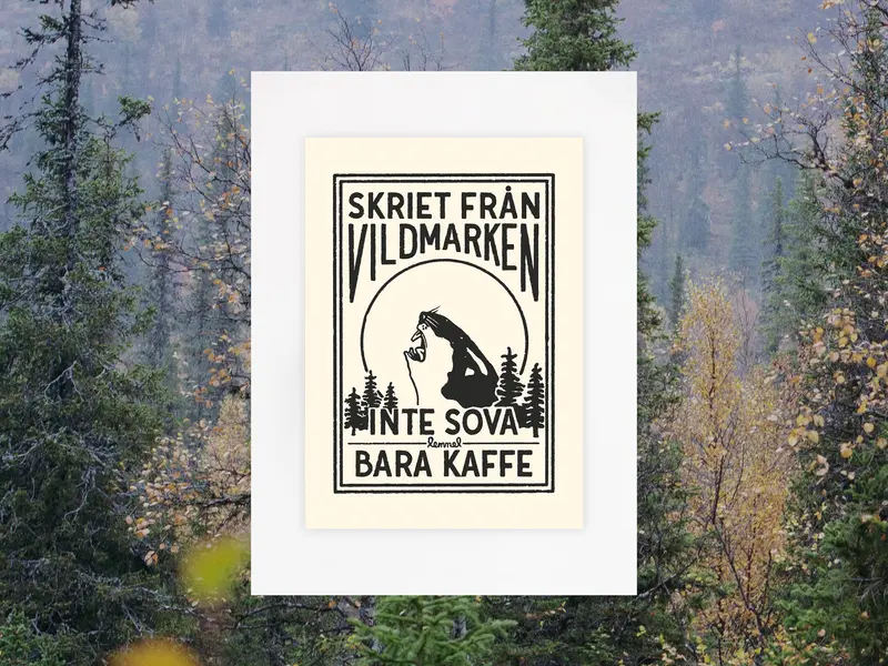 Poster "Skriet Från Vildmarken" A2