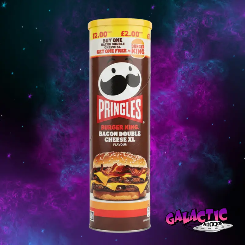 Pringles x Burger King - Bacon Double Cheeseburger - 165g (UK)