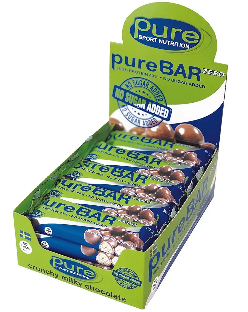 Pure BAR ZERO Crunchy Milk Chocolate