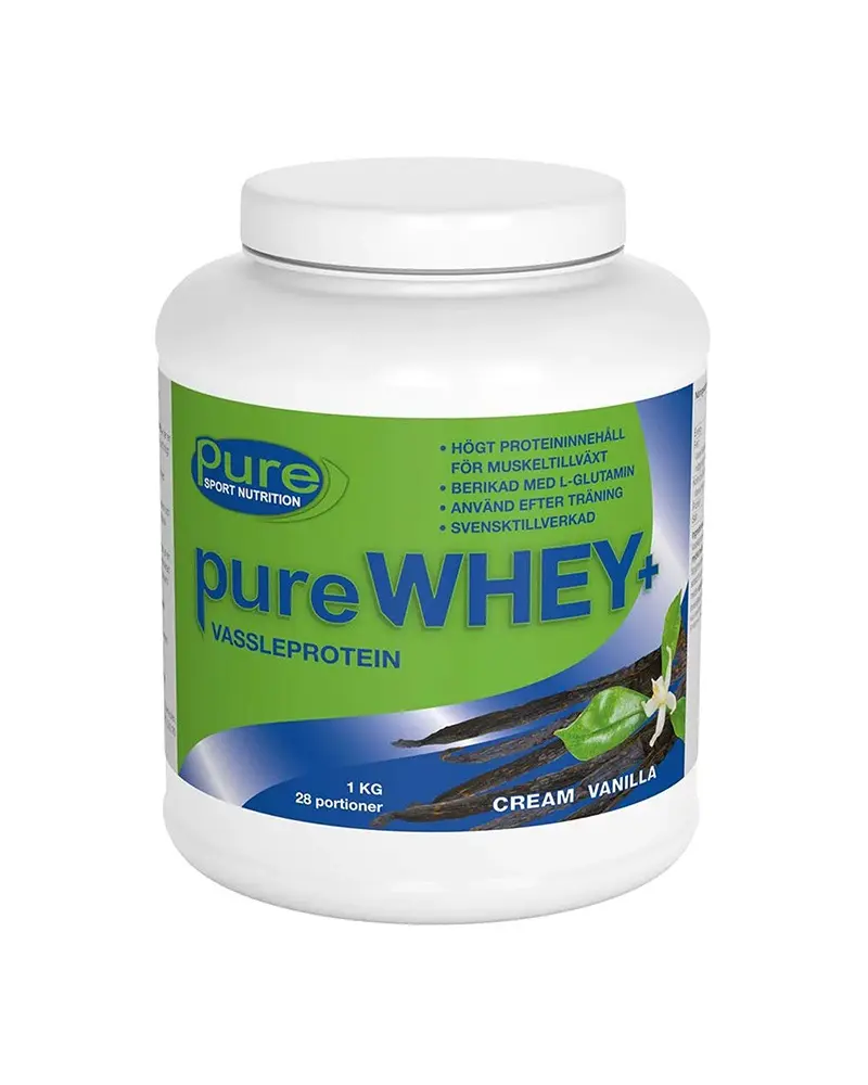 Pure WHEY+ Cream Vanilla, 1kg