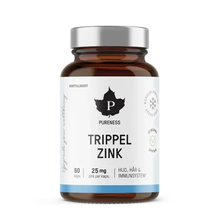 Pureness Trippel Zink, 60 kapslar