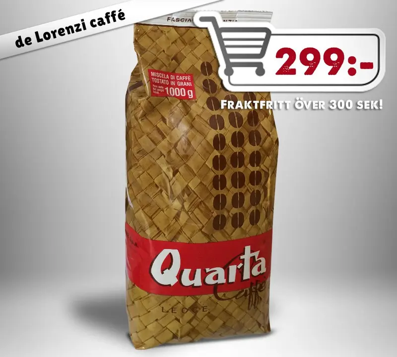 Quarta, Stuoia, Hela bönor, 1000 g