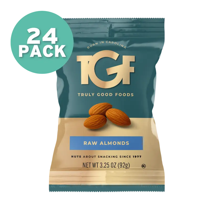 Raw Almonds – 24 pack, 3.25oz snack bags