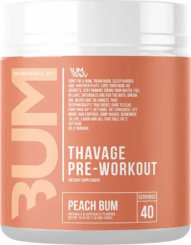 RAW CBUM Thavage Pre-Workout - 20 servings