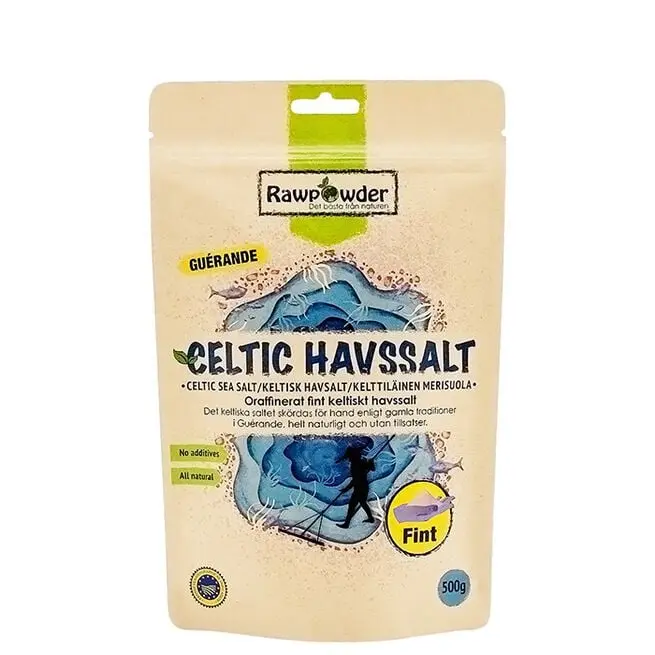 Rawpowder Celtic Havssalt Fint 500g