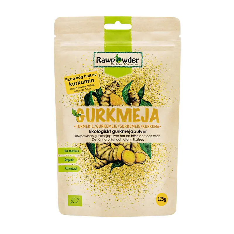 Rawpowder Gurkmeja 125 g