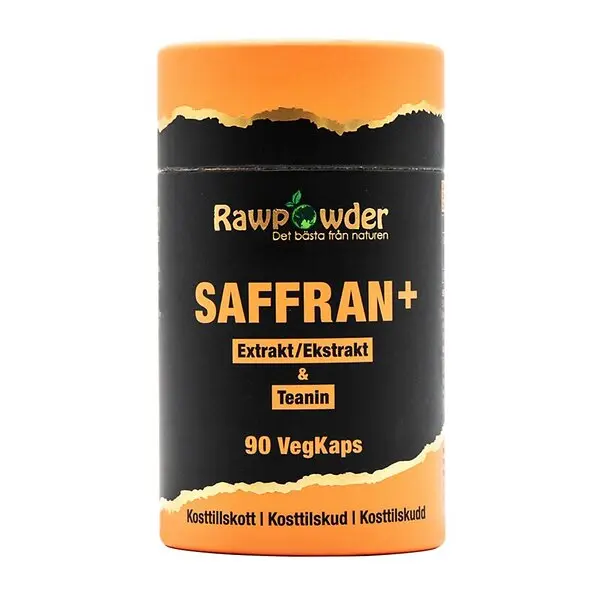 Rawpowder Saffran+ Extrakt 90 kapslar