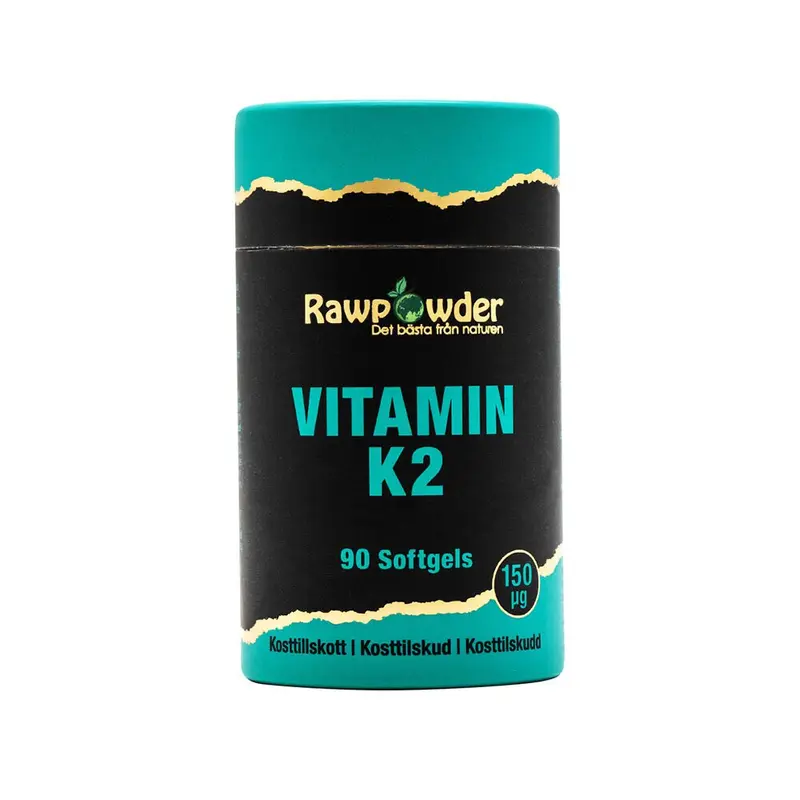 Rawpowder Vitamin K2 150μg 90 kapslar