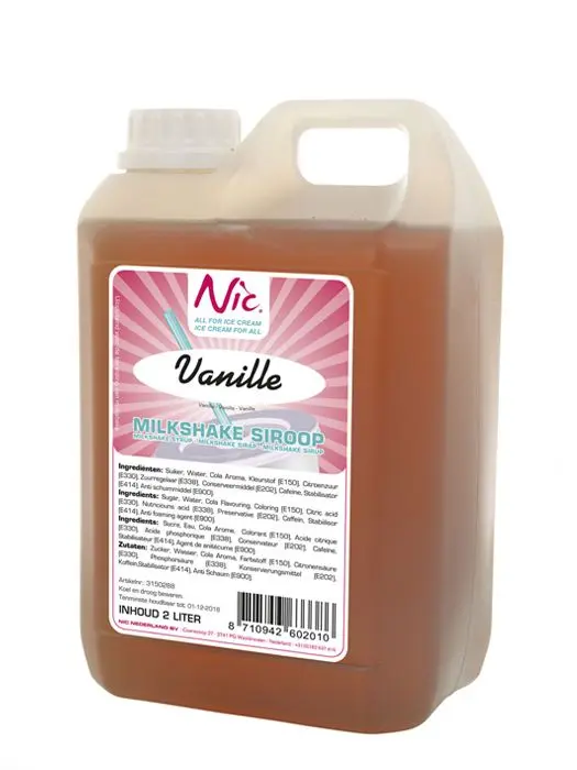 REA - Milkshakesyrup, Vanilj 2L