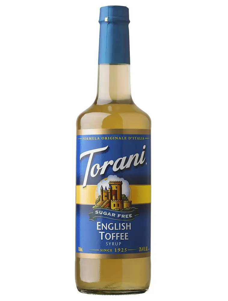 REA - TORANI English Toffee Sockerfri, 750ml, syrup