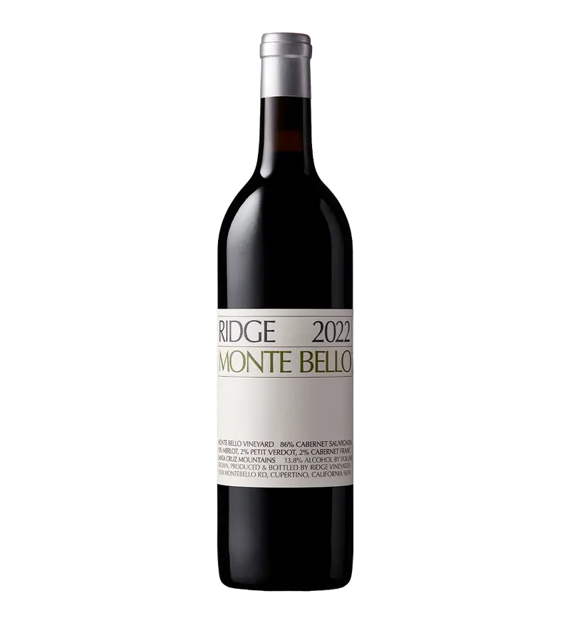 Ridge Vineyards Monte Bello 2022