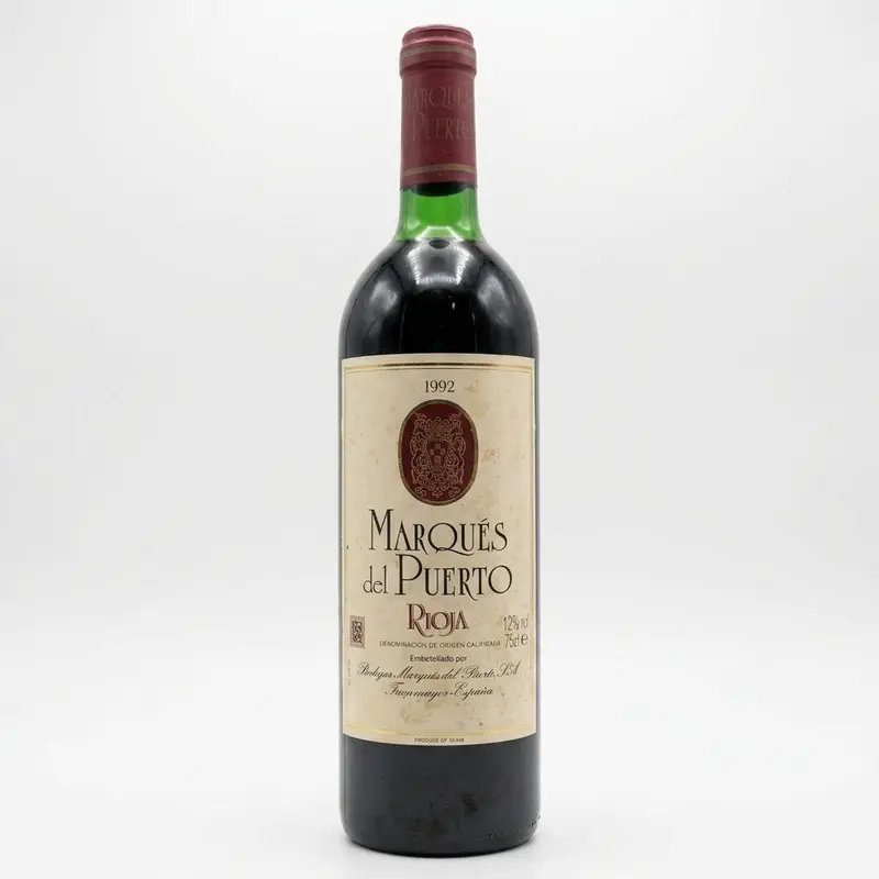 Rioja Alta Crianza Marqués del Puerto 1992