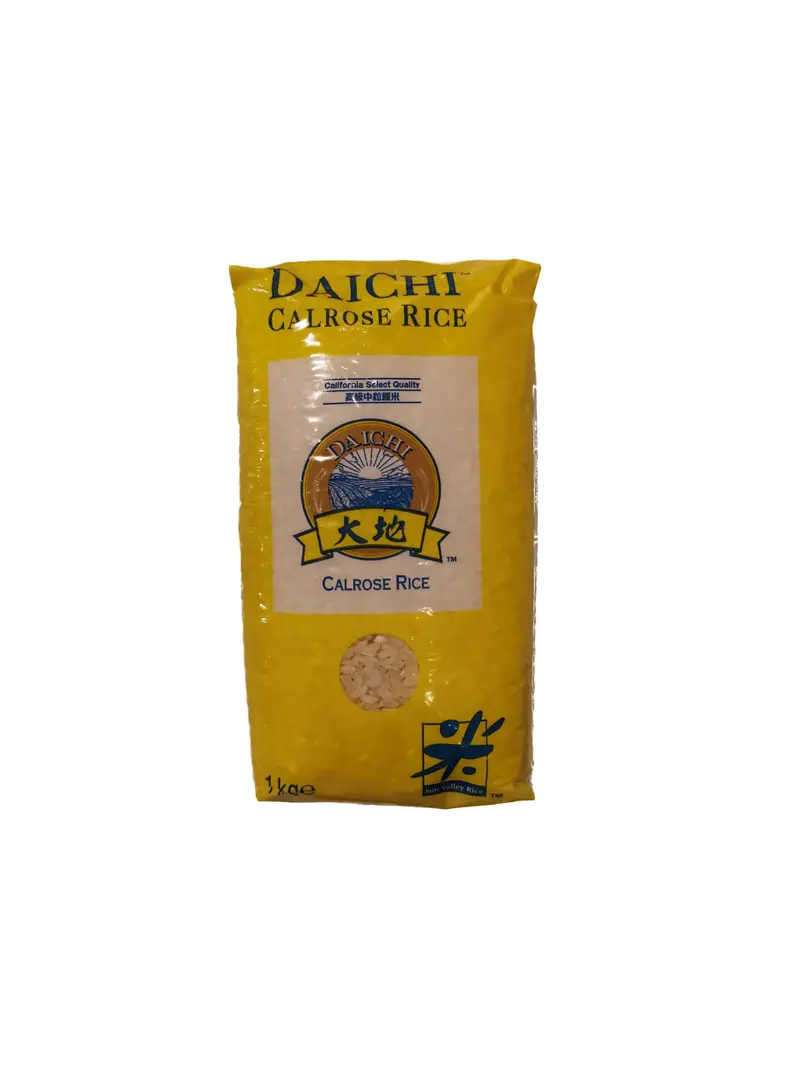 Ris rund sushi 1 kg Daichi 日本寿司米 1kg