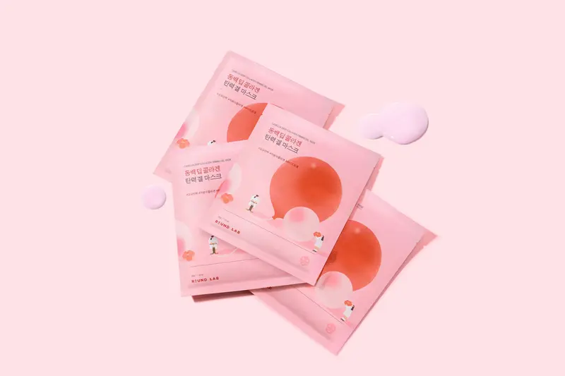 Round Lab | Camellia Deep Collagen Firming Gel Mask 4 Pack