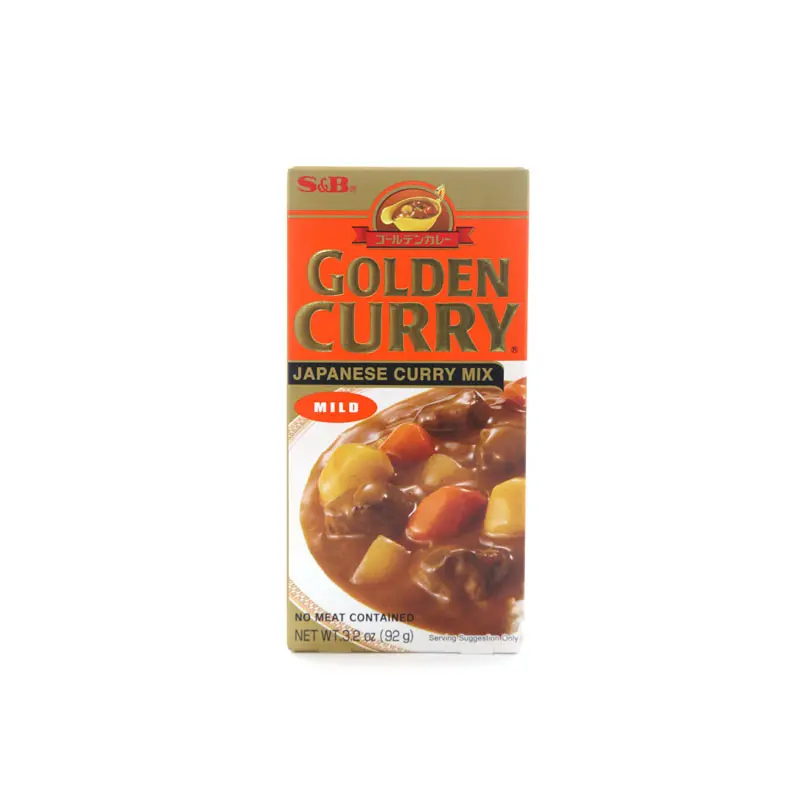 S & B Golden Curry 92g 日本咖喱膏 黄色 中辣