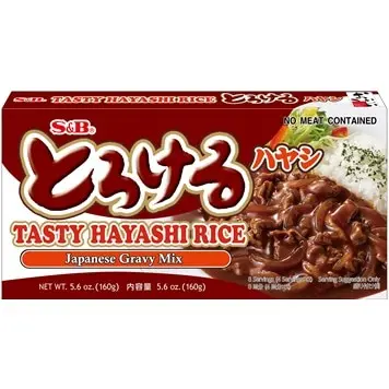 S&B Tasty Hayashi Biffgryta med Tomat i buljongtärningar 160g
