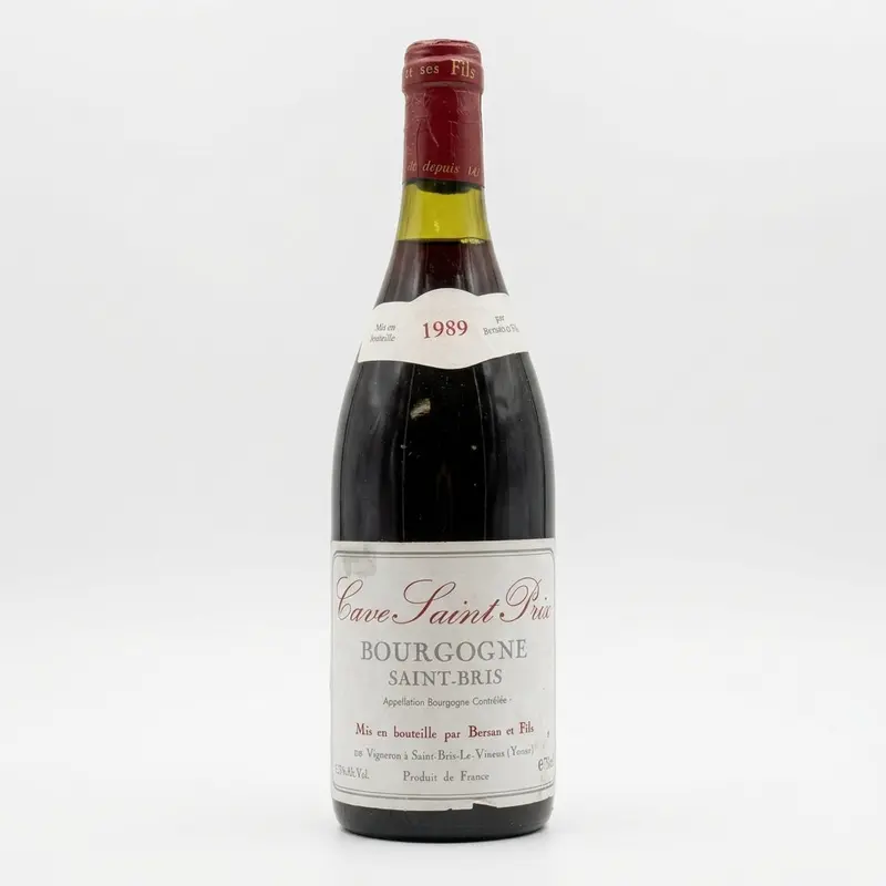 Saint-Bris Cave Saint Prix Bersan et Fils 1989