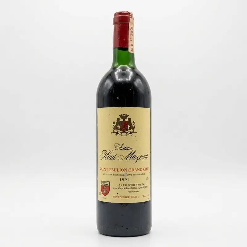 Saint Émilion Grand Cru Château Haut Mazerat 1991