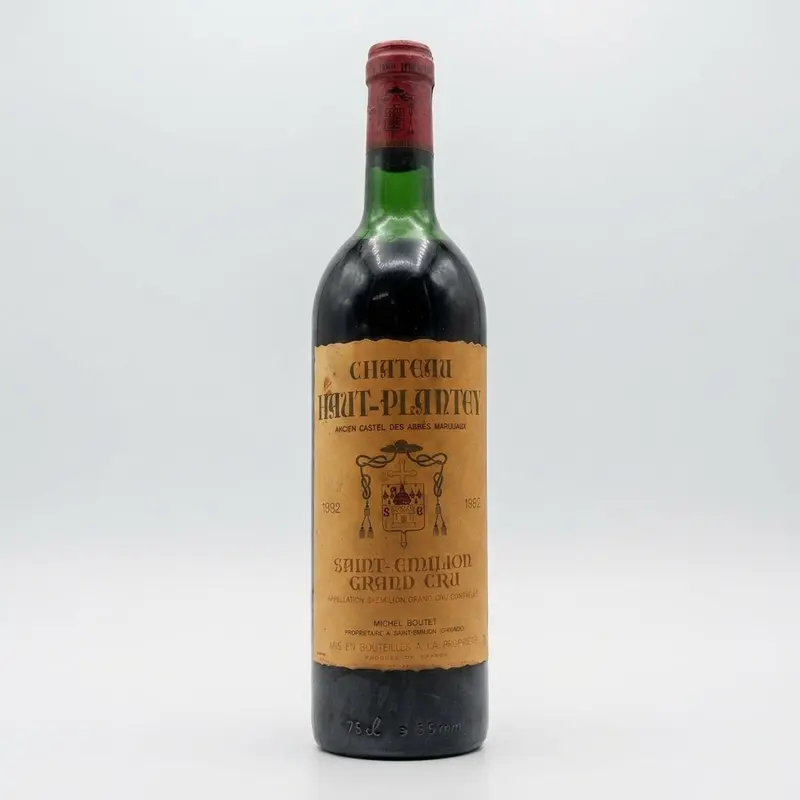 Saint Émilion Grand Cru Château Haut-Plantey 1982