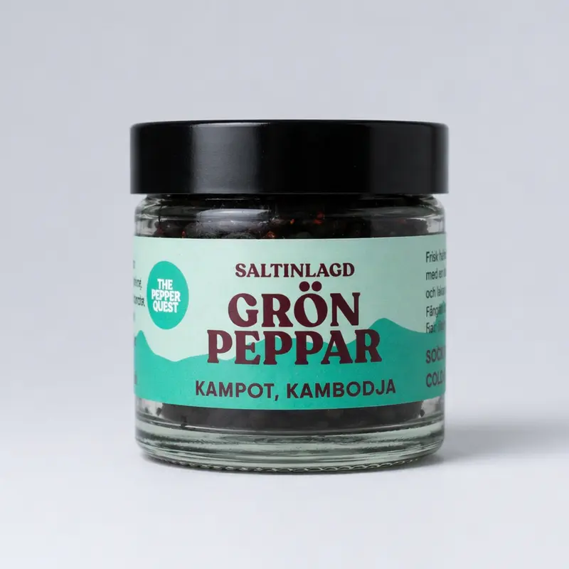 Salt Cured Green Kampot Pepper