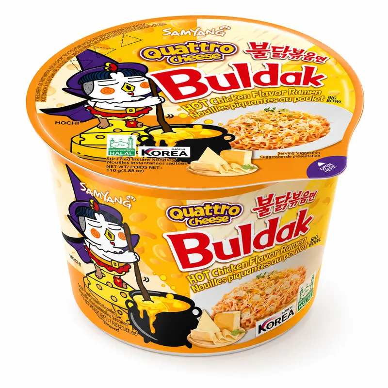 Samyang Buldak Quattro Cheese Hot Chicken Ramen Cup 110g