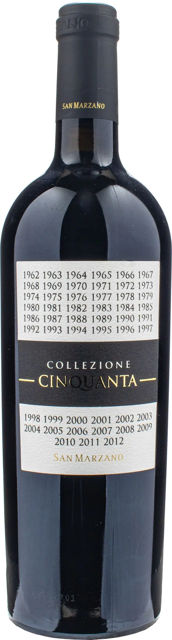 San Marzano Collezione Cinquanta Vino Rosso d'Italia
