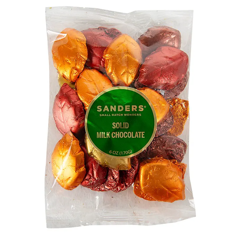 Sanders Candy - Milk Chocolate Autumn Leaves - 6oz Bag