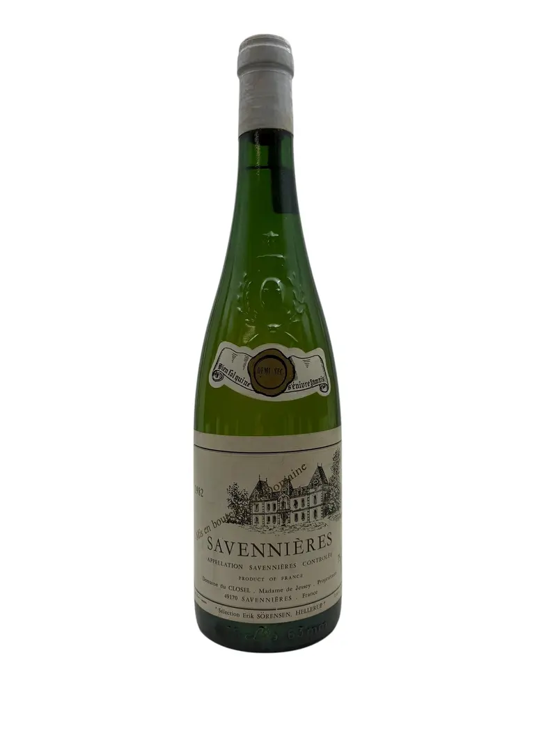 Savennières 1982 från Domaine du Closel - Demi Sec