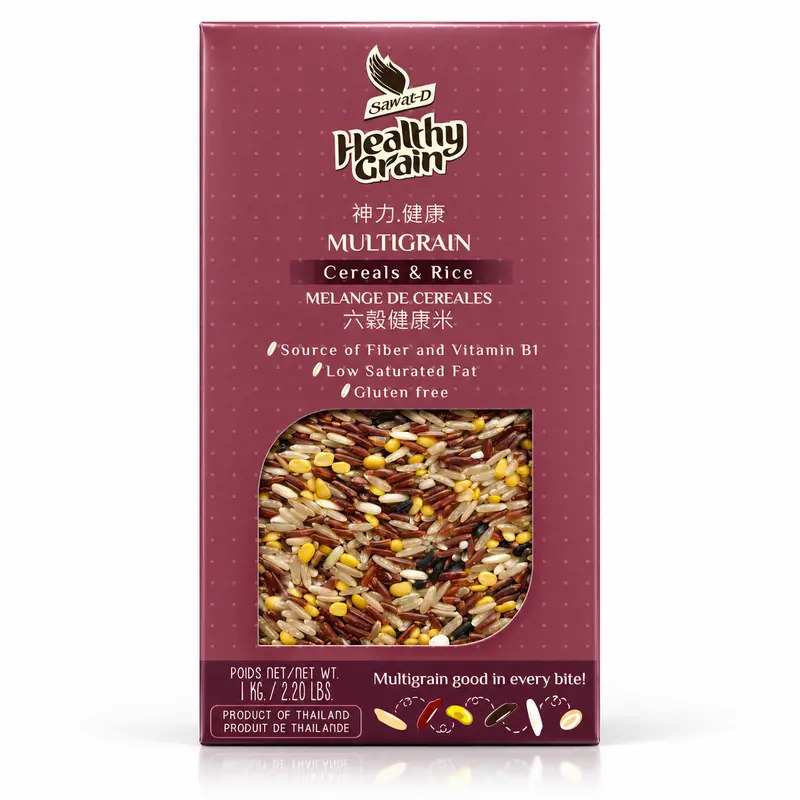 Sawat-D Healthy Grain Sexkorns Ris- & Spannmålsmix 1kg