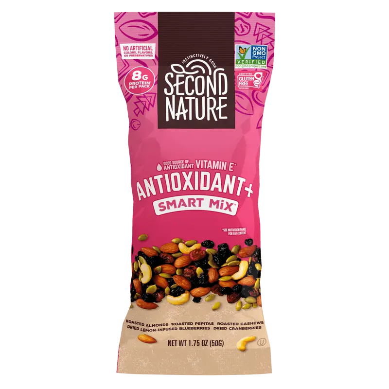 Second Nature Snacks - Antioxidant+ Smart Mix - 12 ct. 1.75 oz.